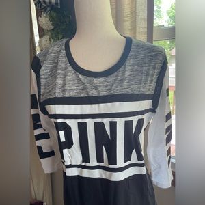 PINK Victorias Secret Raglan Tee NWOT